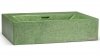 S.V.I.S. Design UMYWALKA 60 CM PYXIS BASIC Z PRZELEWEM, Z OTWOREM NA BATERIĘ - SPLASH, ZIELONY, LAKIER MATOWY
